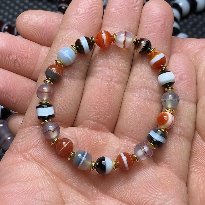 玛瑙/玉髓未镶嵌手链