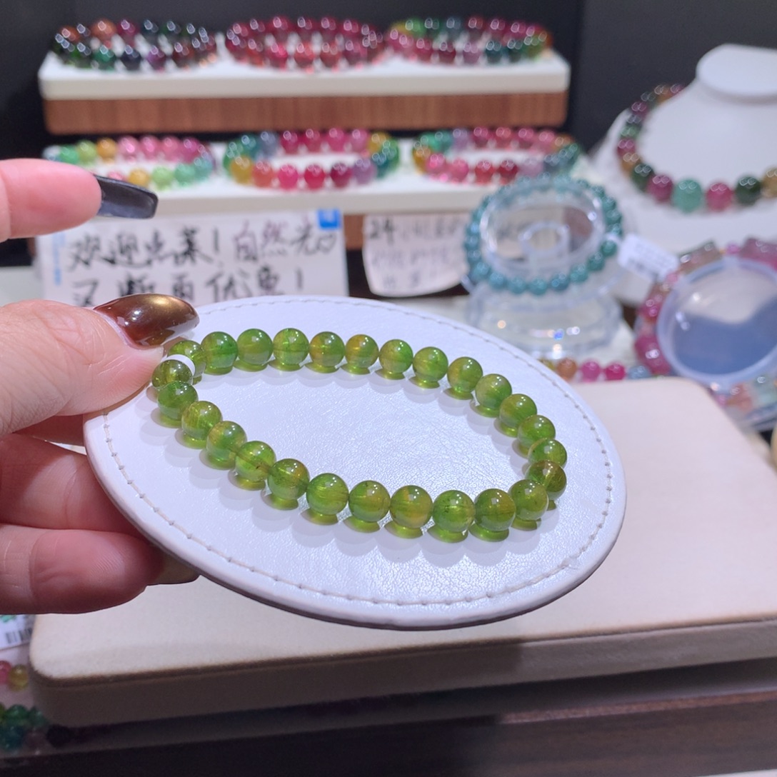 未镶嵌碧玺手链碧玺 