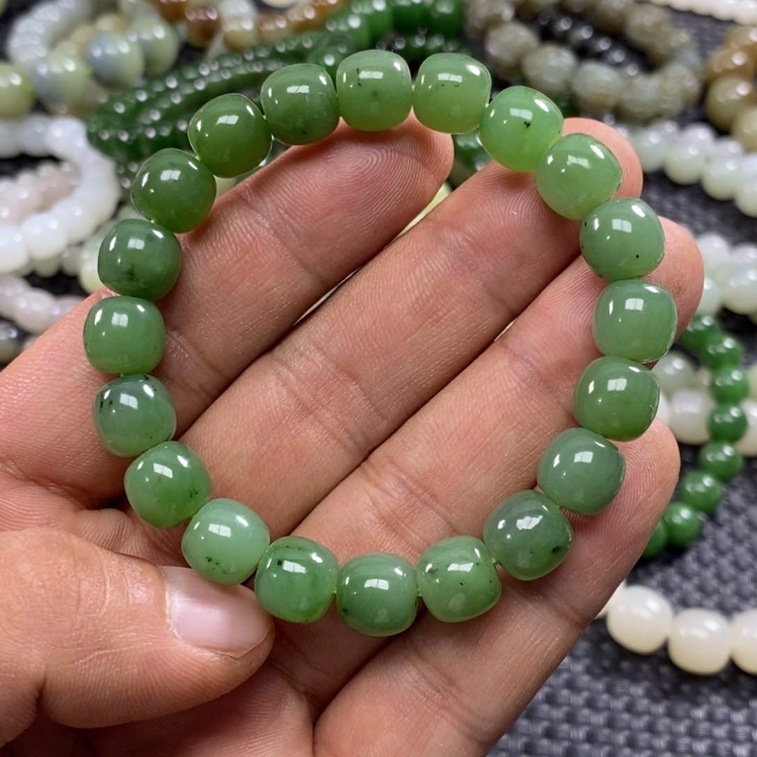 和田玉未镶嵌手链