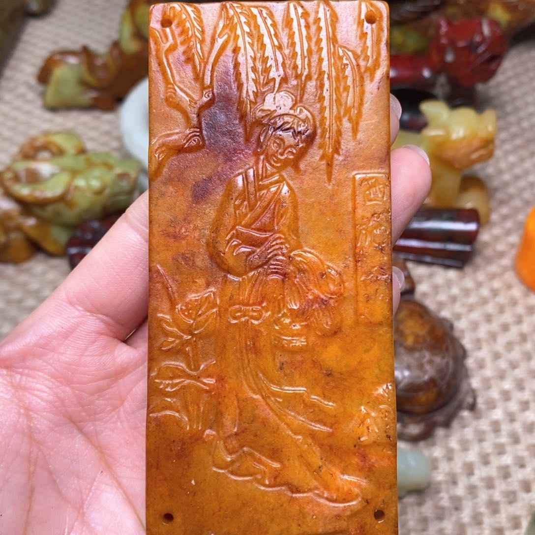 白玉菩提吊坠白玉菩提白玉菩提摆件