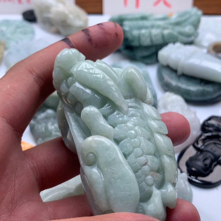 颈饰未镶嵌翡翠保真天然a货翡翠