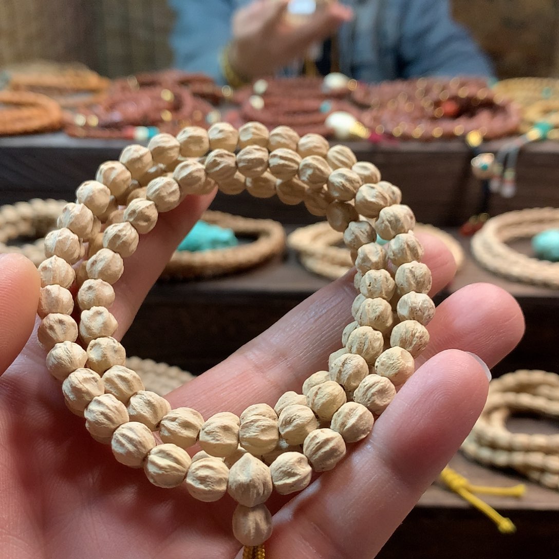 柏香籽/百香籽吊坠原桩莲花龙脊多棱顺