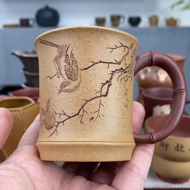 紫砂茶杯【****N宜兴紫砂主人杯