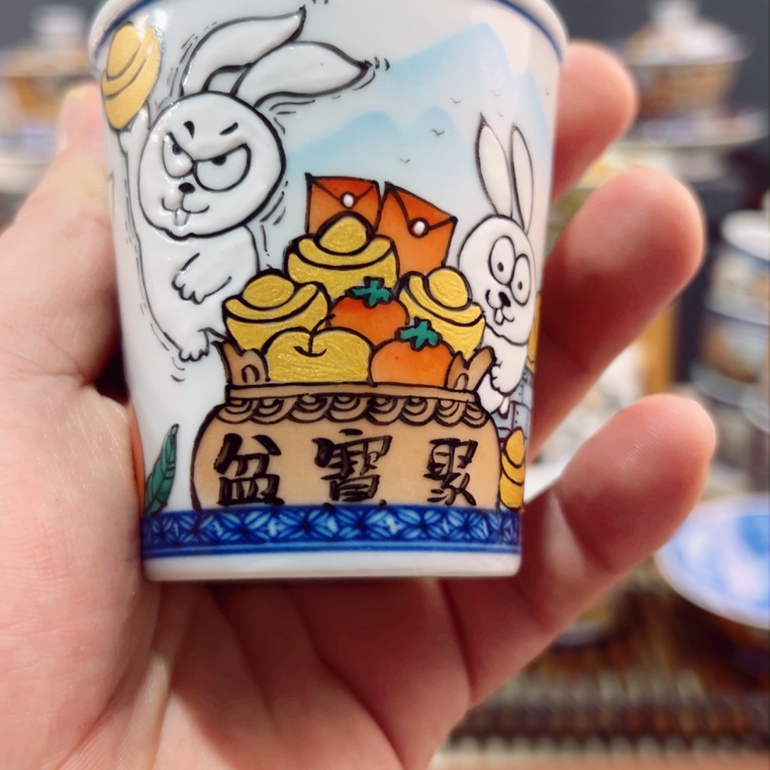 杯S****佳景德镇手工手绘