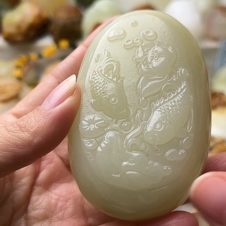 石材古青石不退换鱼