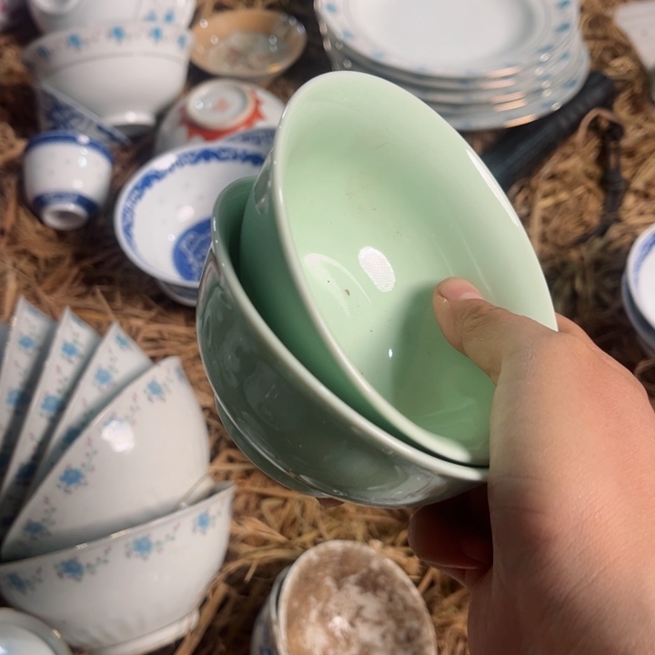 瓷片景德镇陶瓷两个