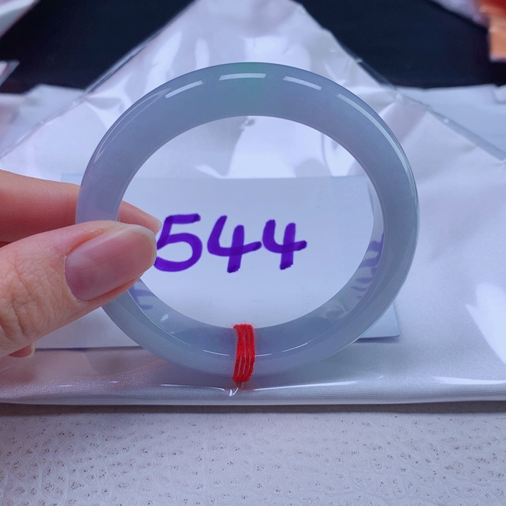 翡翠未镶嵌手镯55圈口