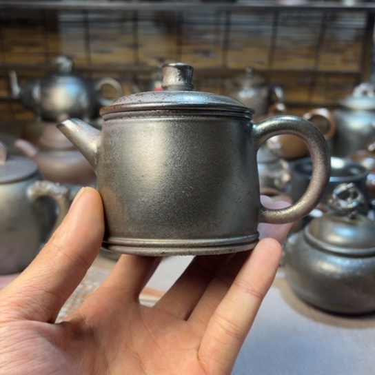 壶庄诚柴烧坭兴陶壶170（