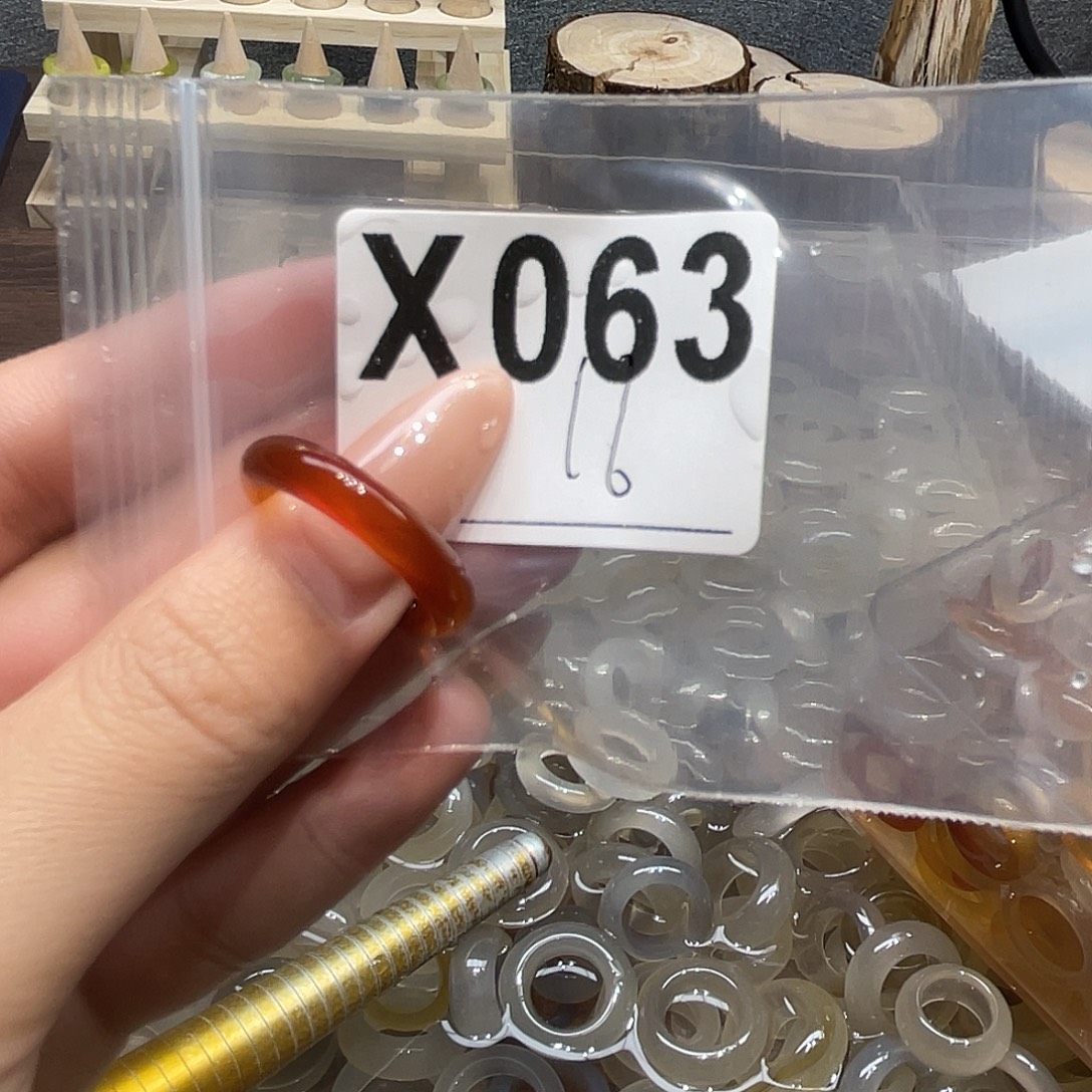 玛瑙/玉髓未镶嵌戒指063