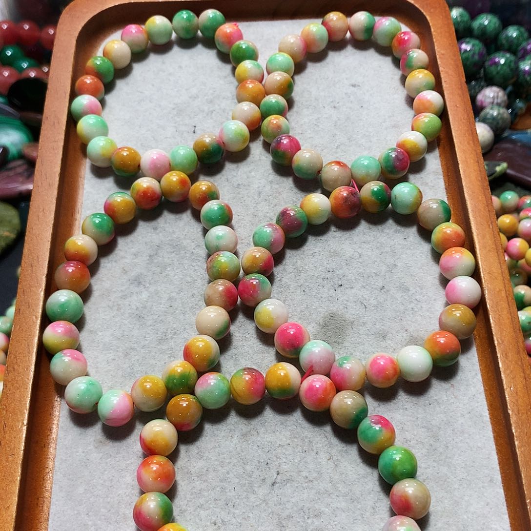 未镶嵌手串玛瑙/玉髓卡10五条手链