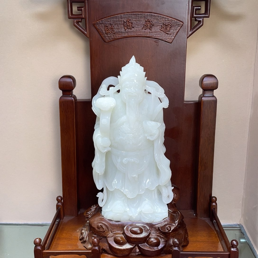 和田玉未镶嵌摆件