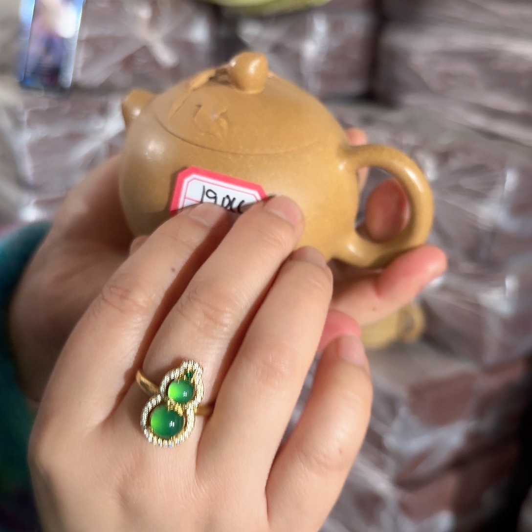 紫砂茶壶黄龙山原矿黄金段190