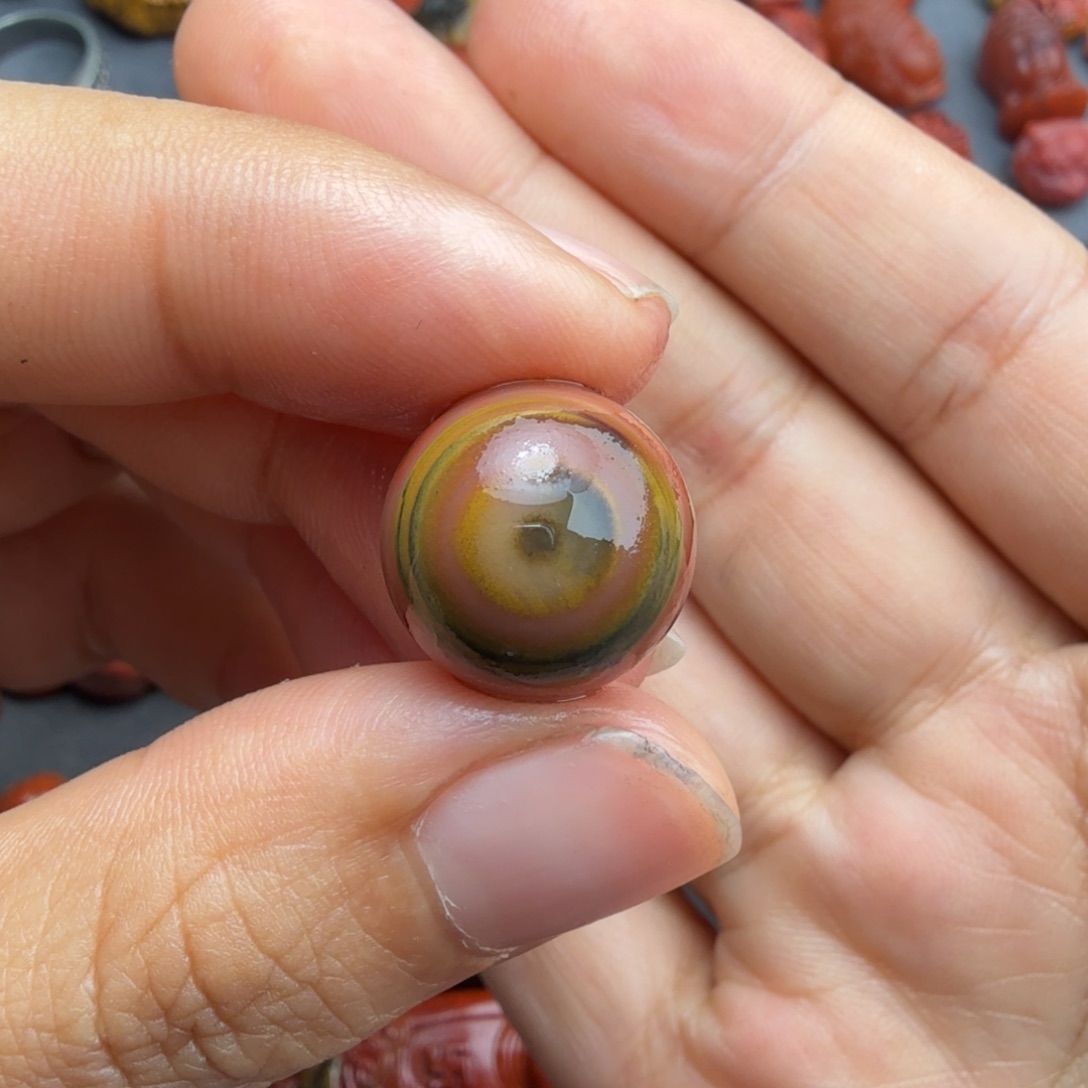 三****定制南红玛瑙皮裂