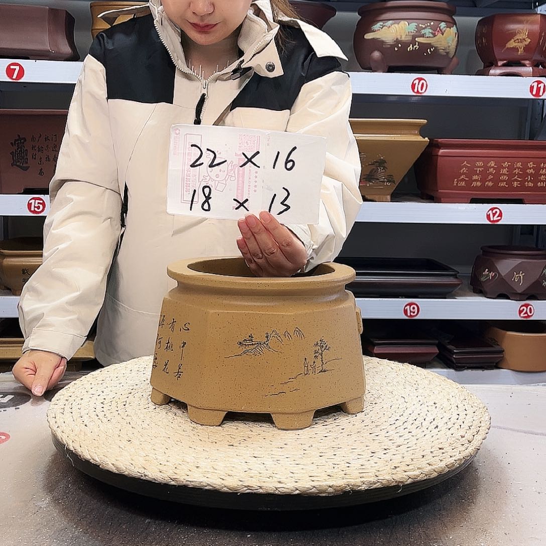 紫砂花盆紫砂花盆