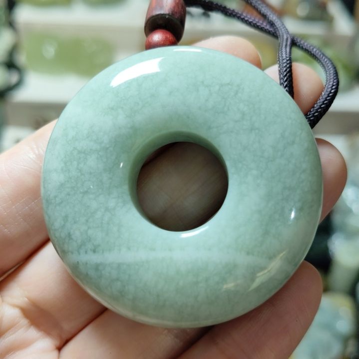 岫玉平安扣未镶嵌