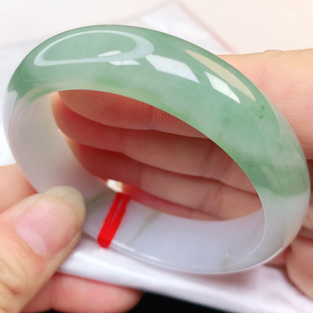 未镶嵌手镯翡翠纯天然A货翡翠老坑半山水177号