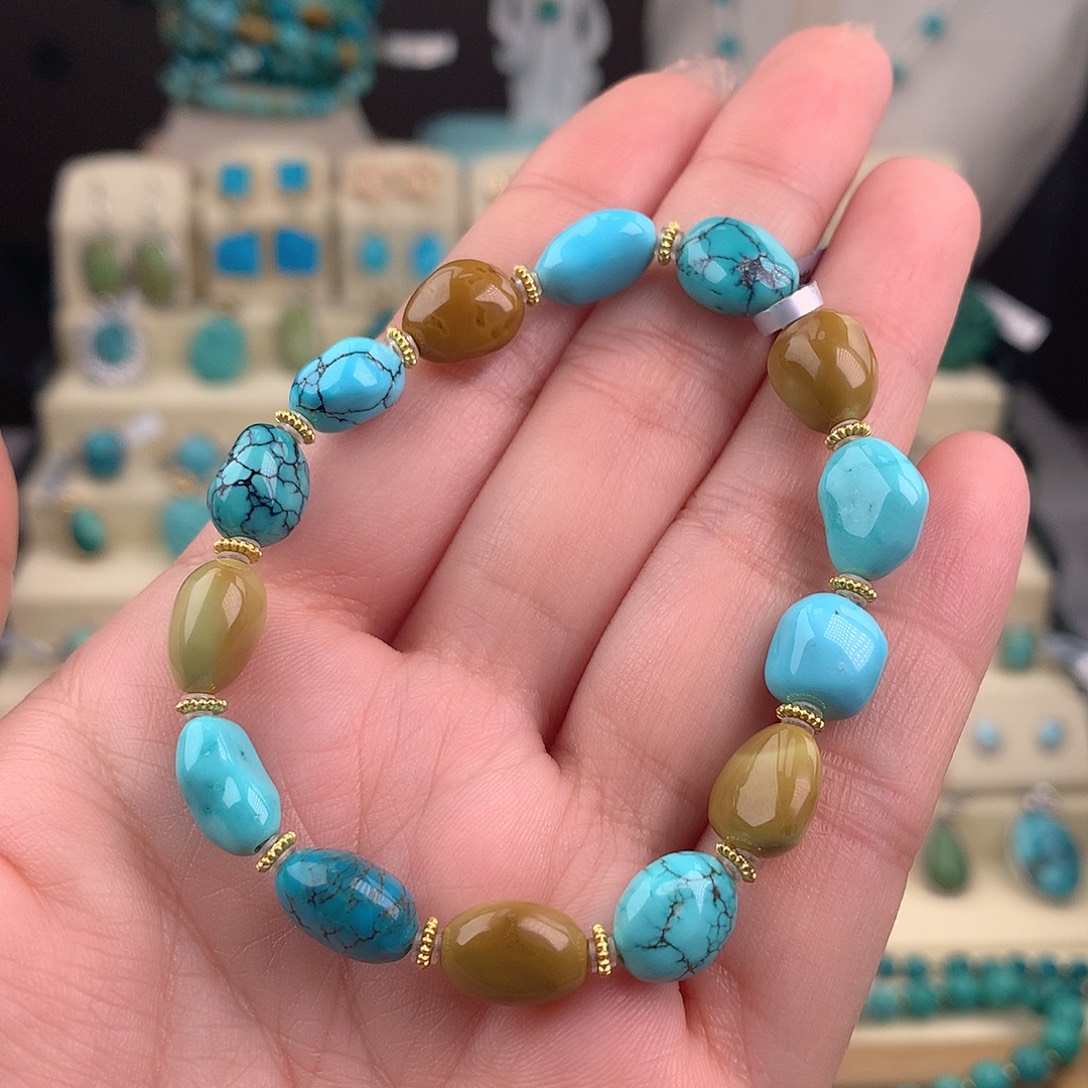 绿松石未镶嵌手链