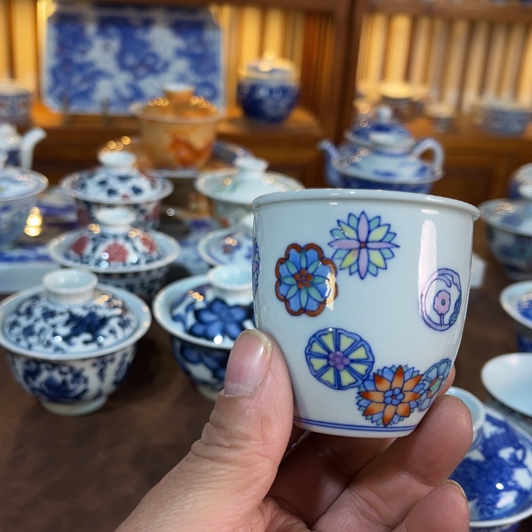 錡镇堂手工手绘杯