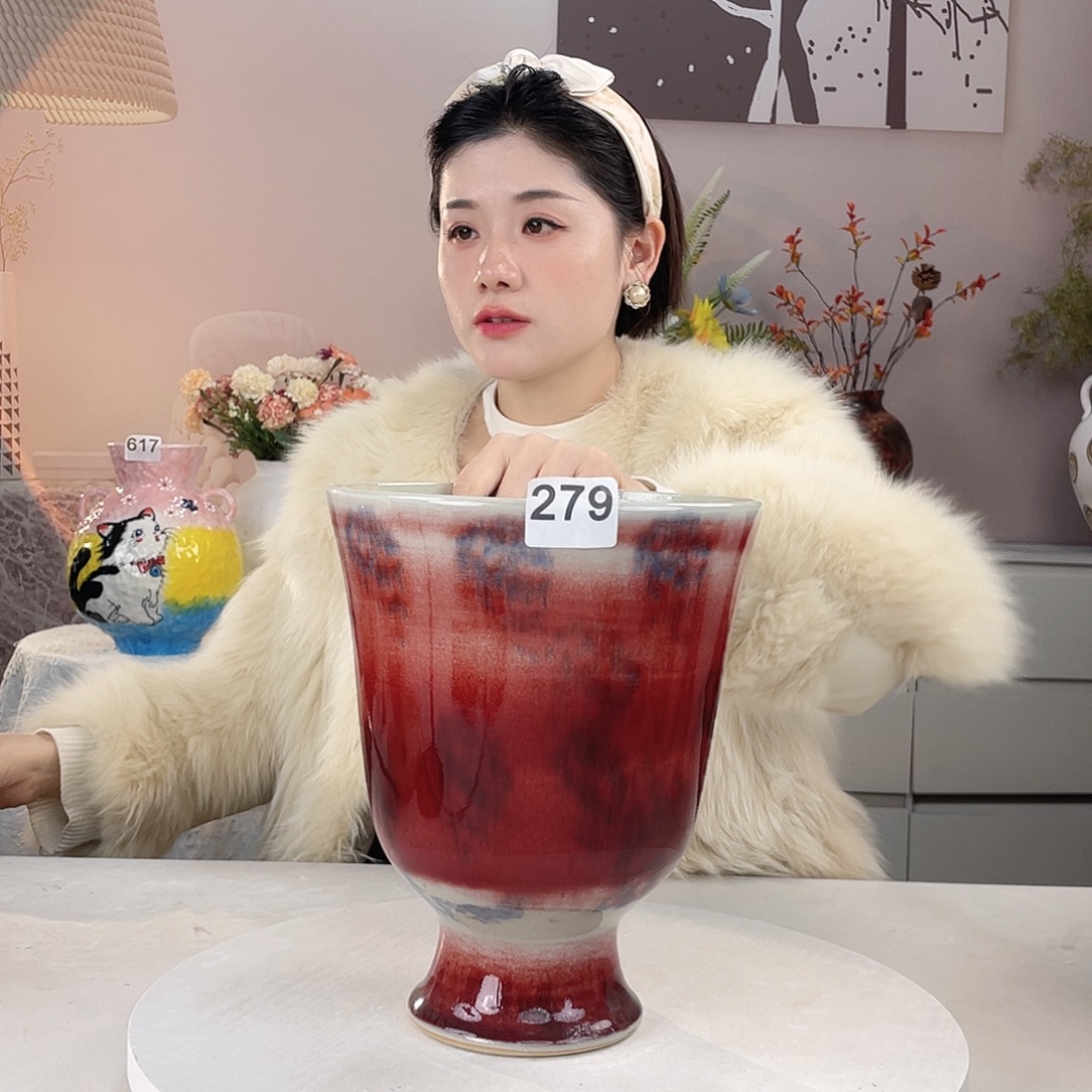 摆件279 微瑕景德镇陶瓷艺术精品