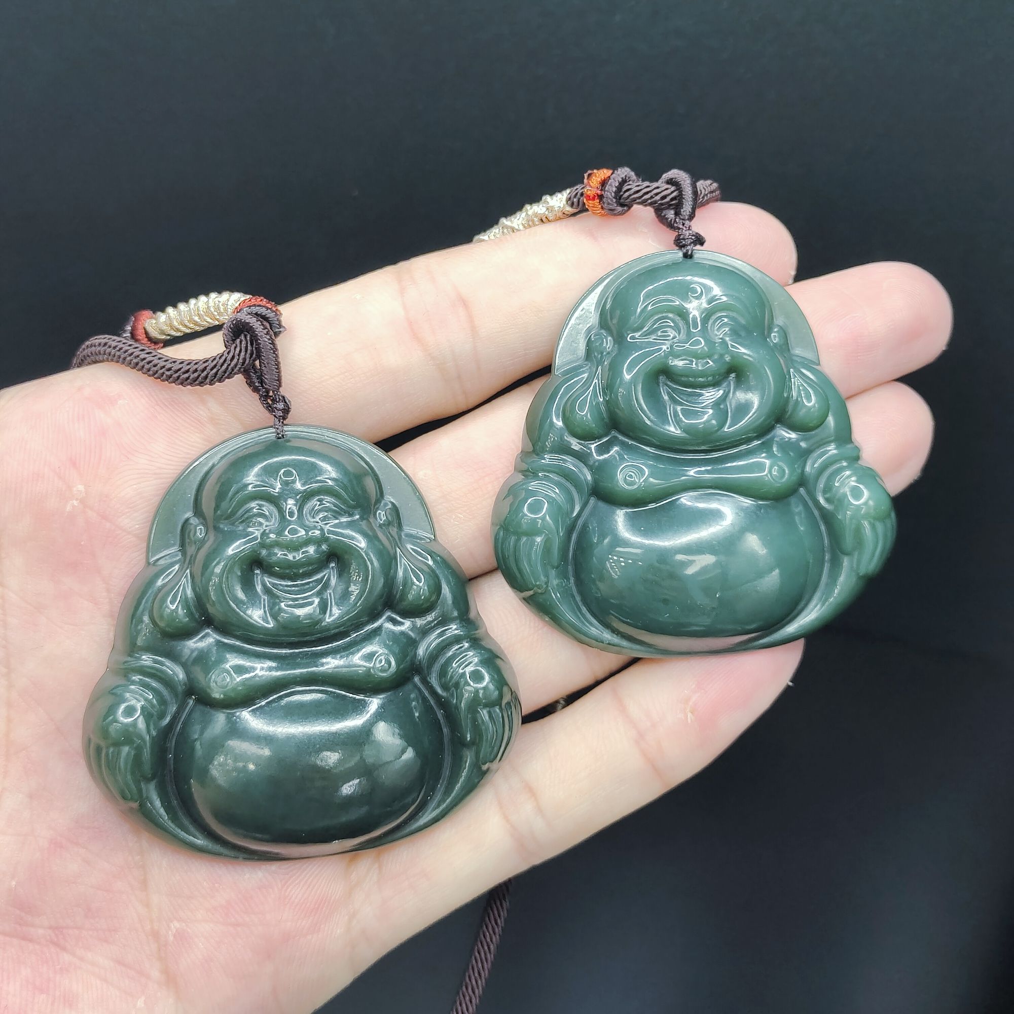 【老三珠宝】和田玉佛公吊坠赠绳子J1【多样性发其一】约48-47-11mm