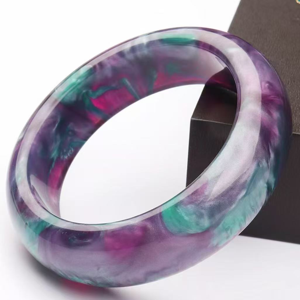 古风设计款手镯 c546 色彩缤纷 手镯多样性发其一树脂手镯