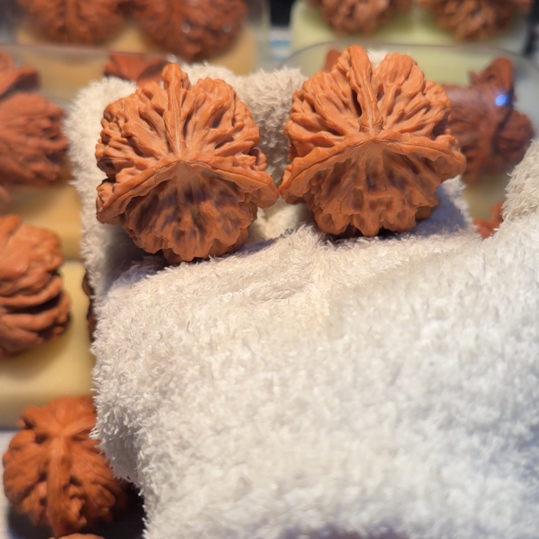 吊坠文玩核桃45全品帝王三棱开福2