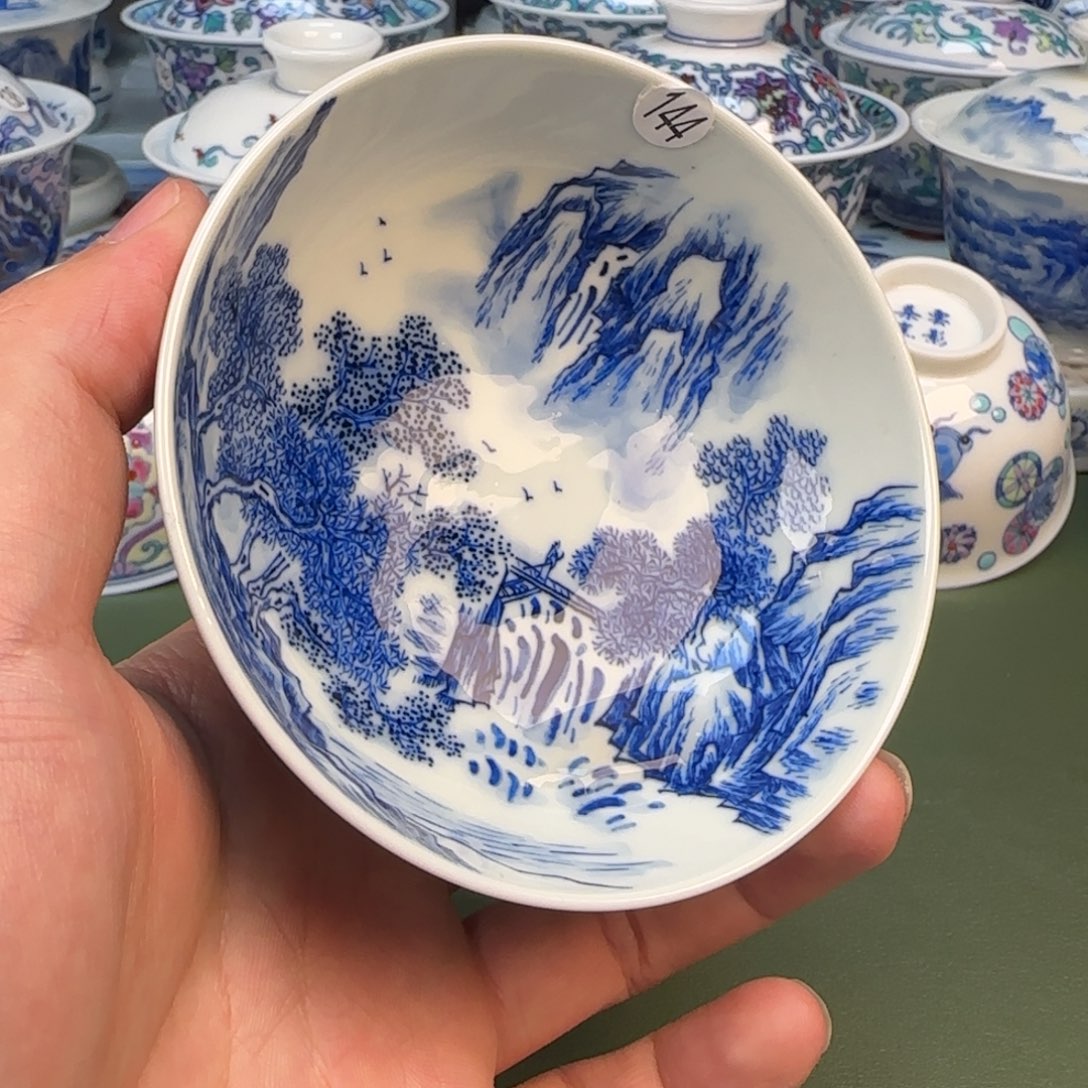 彦祖纯手工手绘茶具144