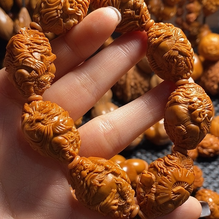 吊坠橄榄核兴****3整身钟馗