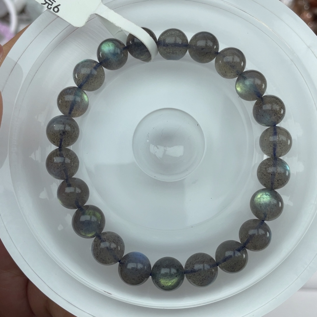 手串未镶嵌水晶007灰月光8m+