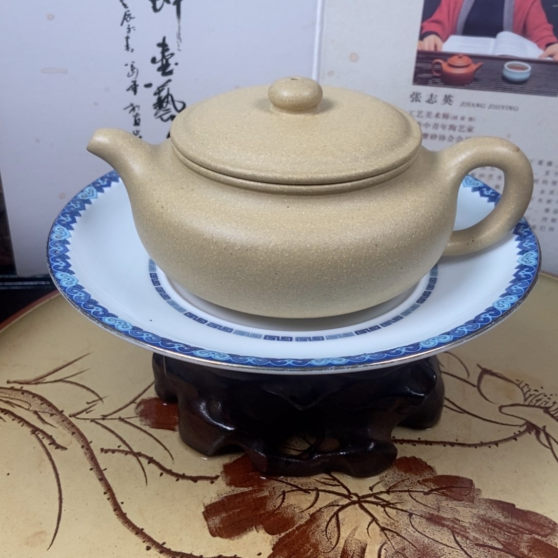 紫砂茶壶本绿220 容量宜兴紫砂壶