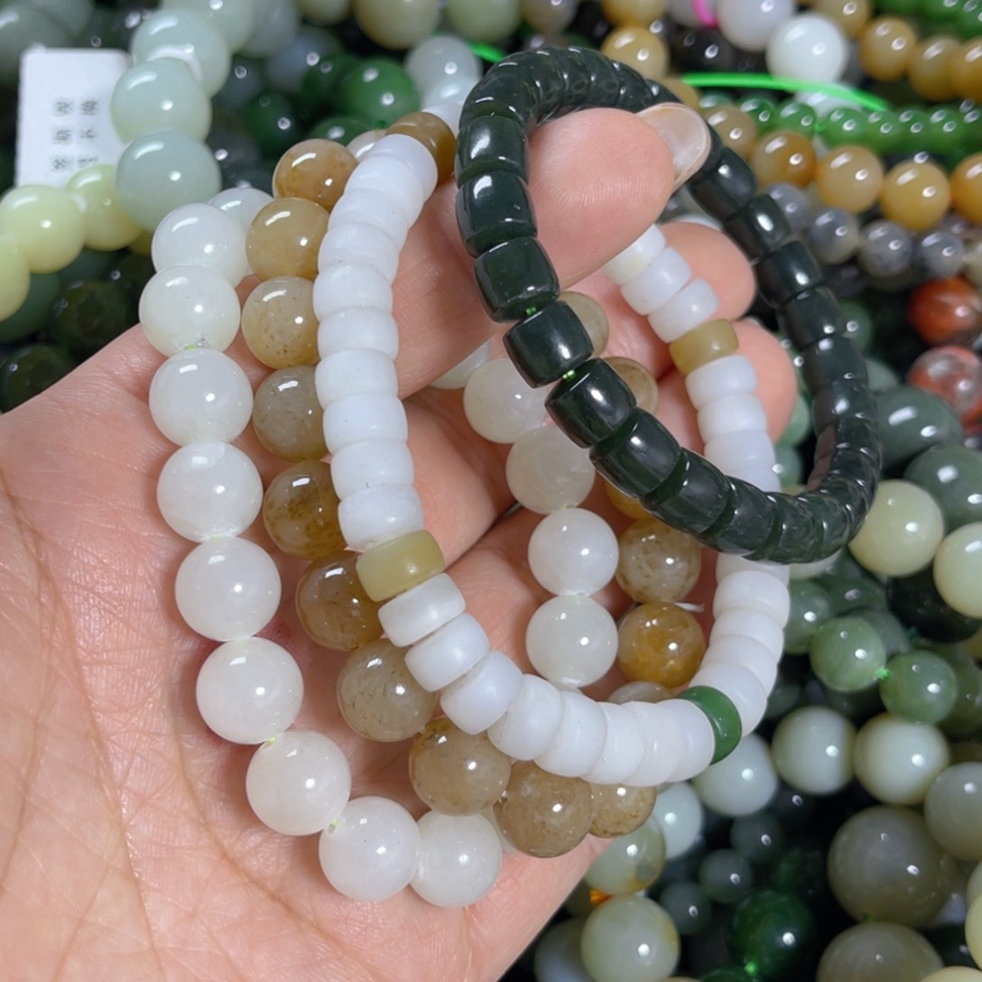 和田玉手链未镶嵌