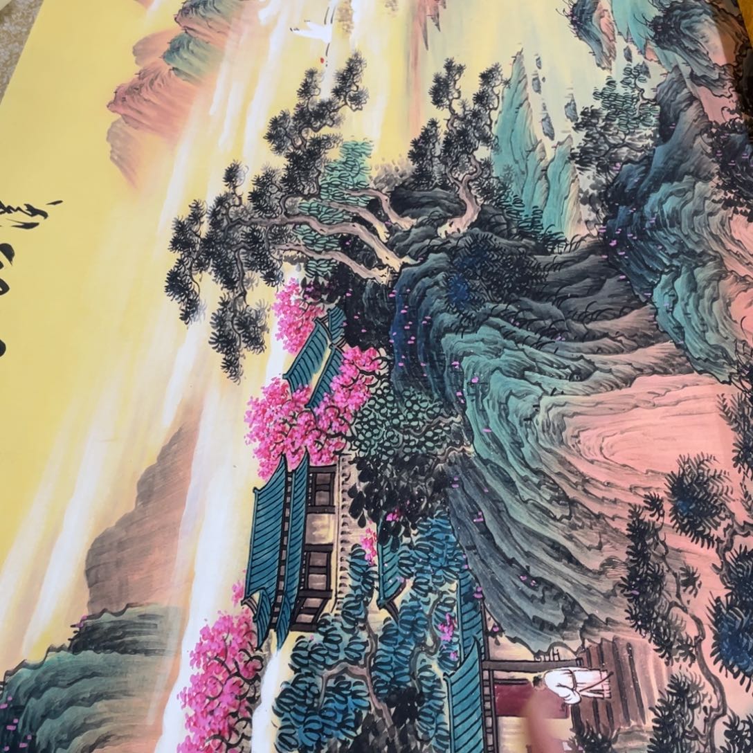 国画老师手绘带运险w