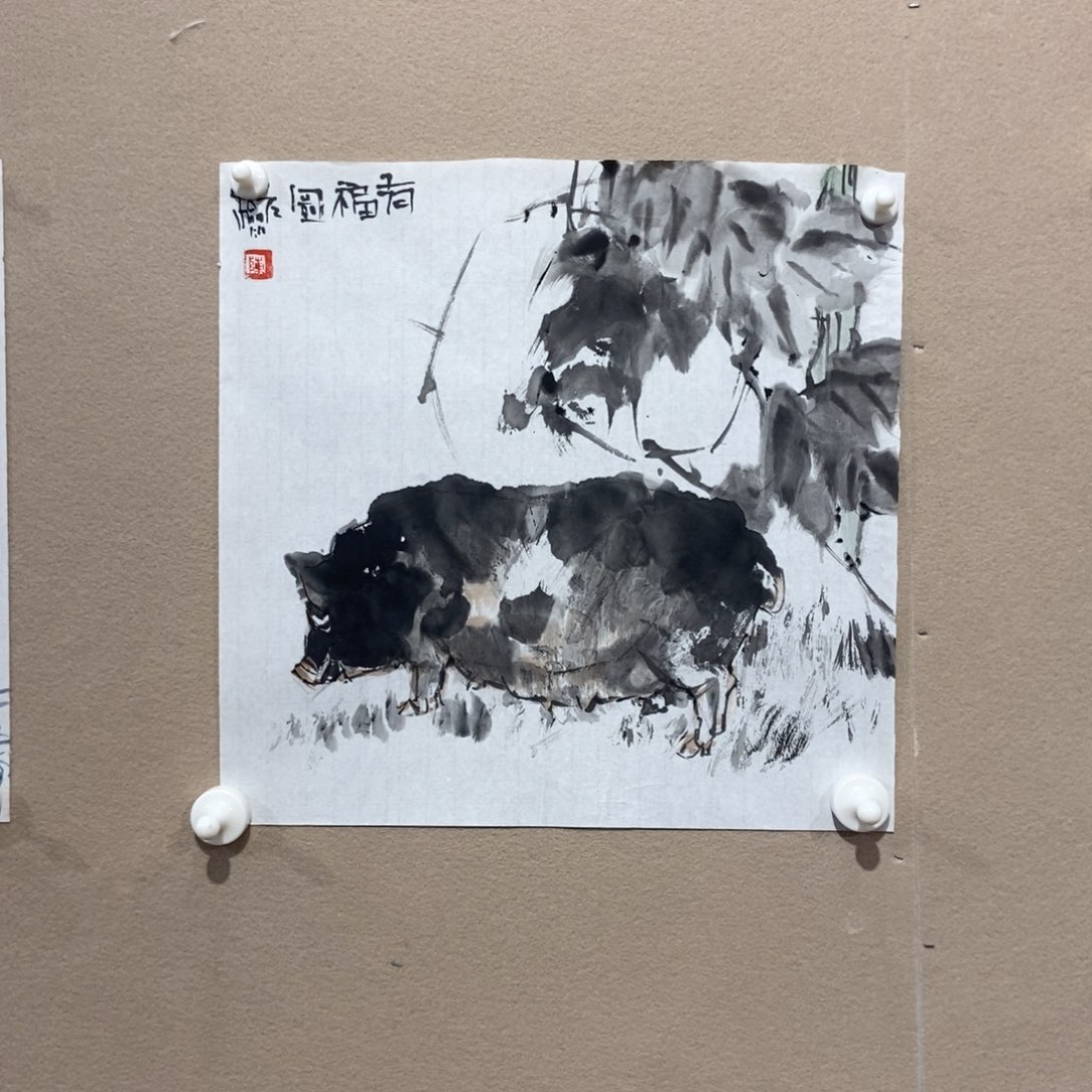 【闪购商品】国画登****石墨鱼精品墨鱼精品
