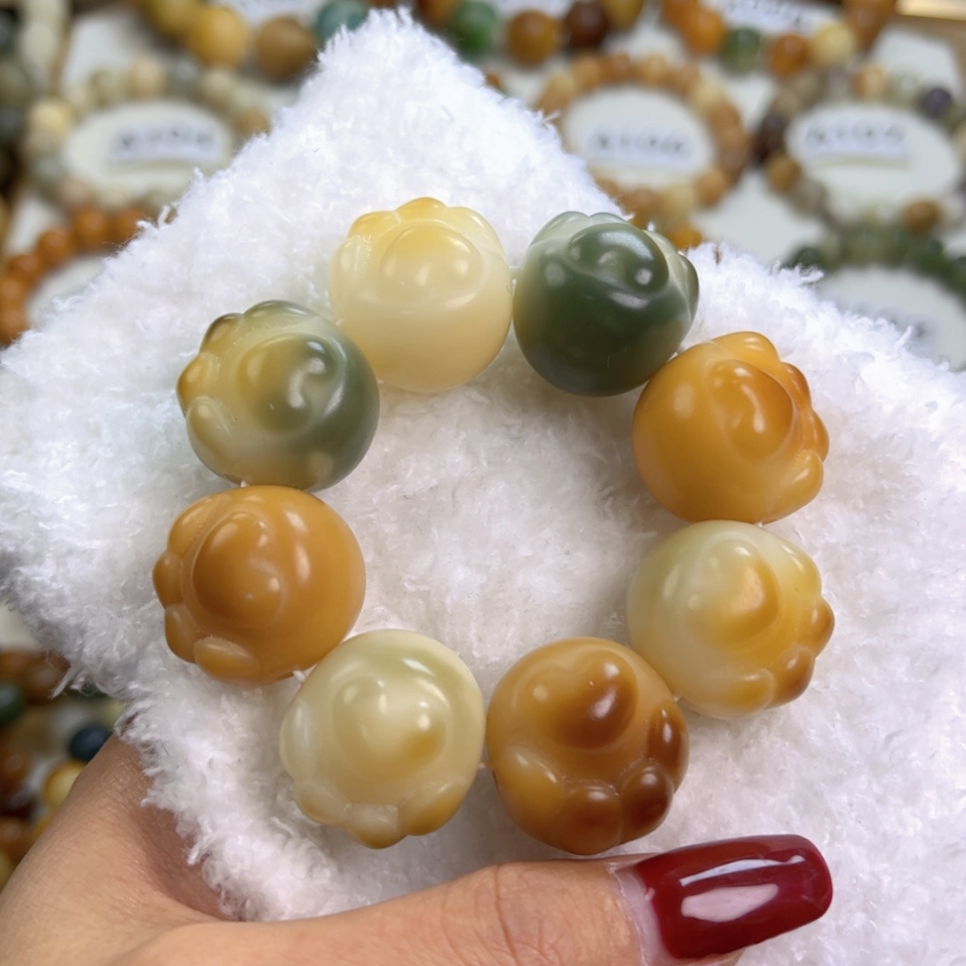 菩提根/象牙果手串瑕疵22