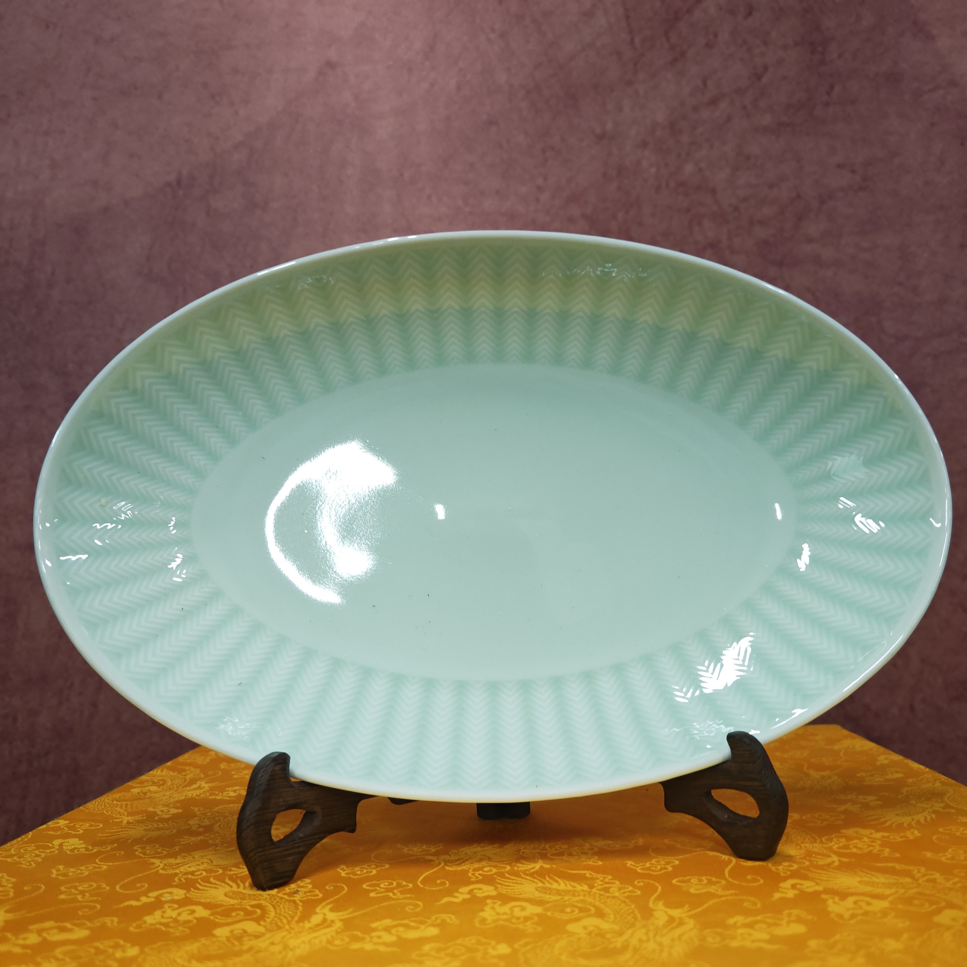  【景德镇】高温陶瓷，鱼盘