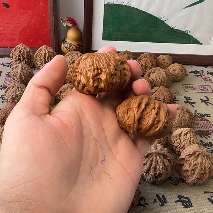 吊坠文玩核桃43磨盘
