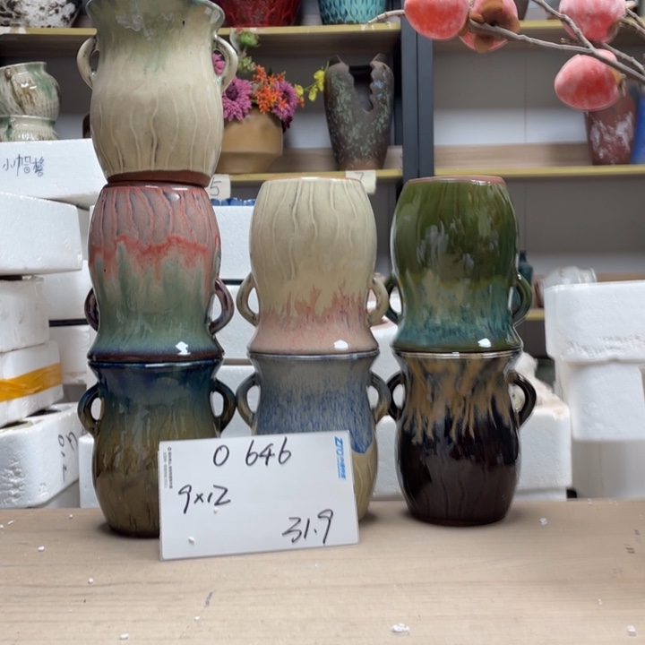 粗陶多肉花盆微瑕646