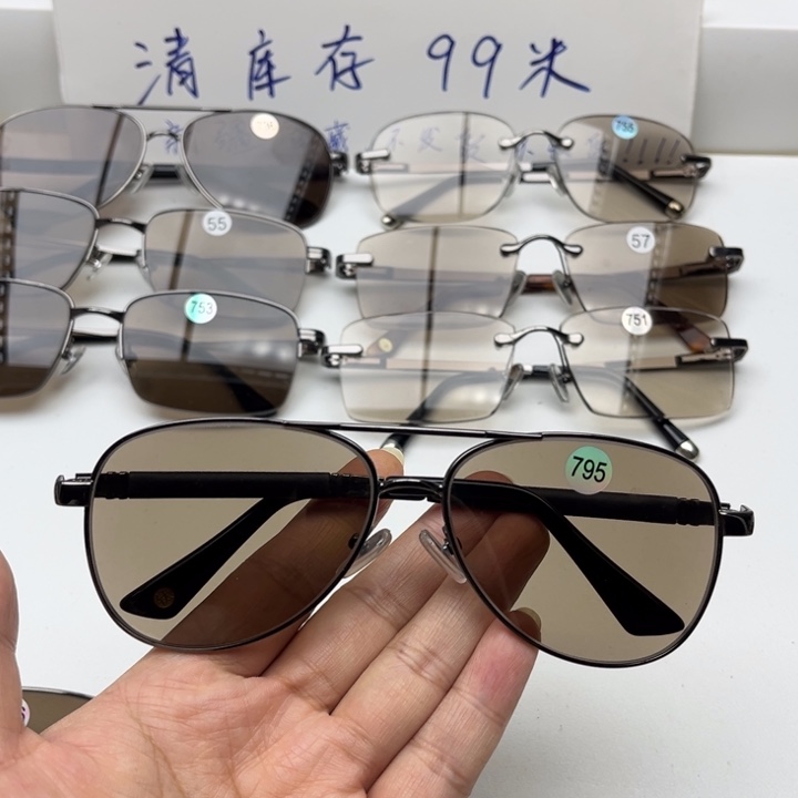 无框款全框蛤蟆镜，795