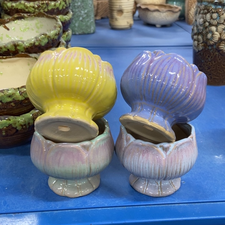 陶瓷花盆单场满9.9发6.5*6