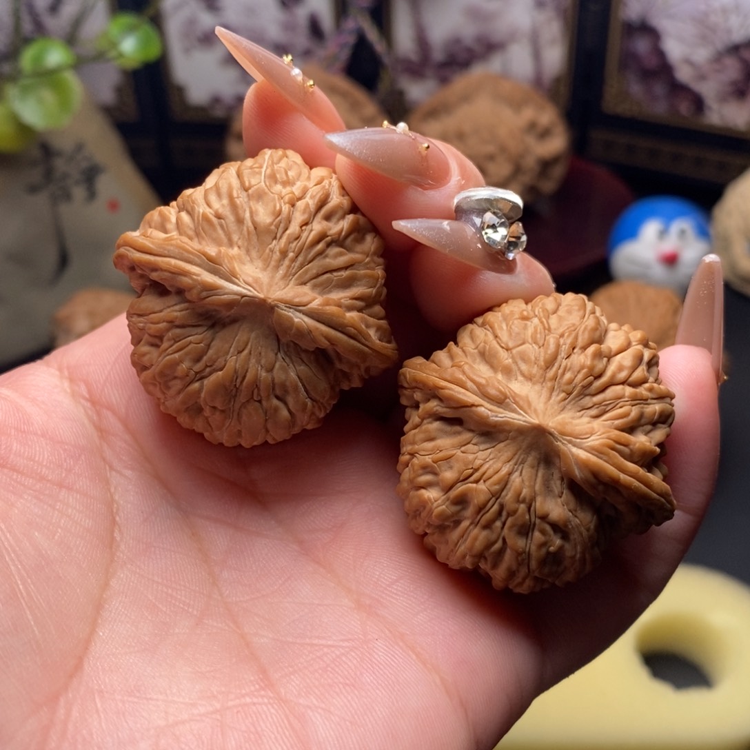 文玩核桃吊坠全品石子磨37.5