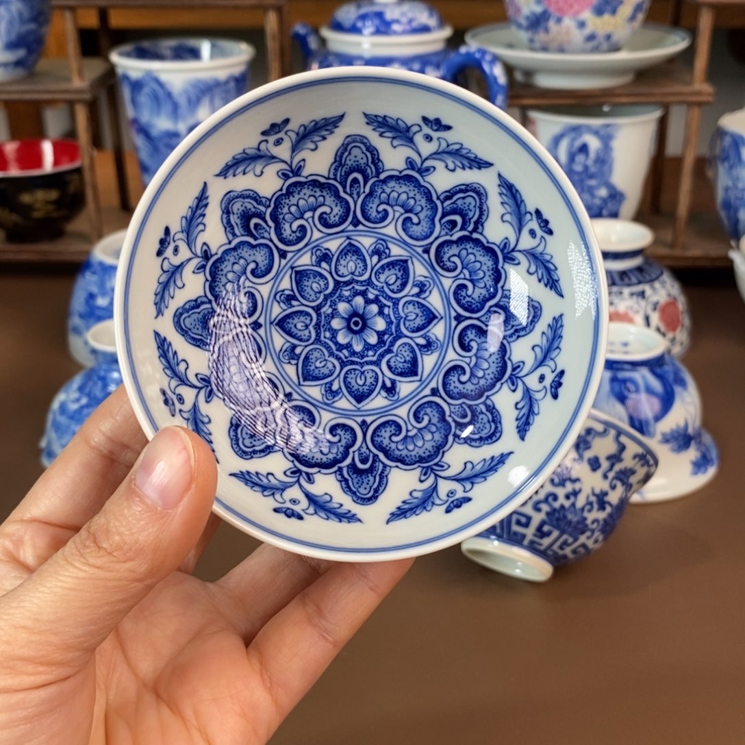 杯景德镇陶瓷手工手绘