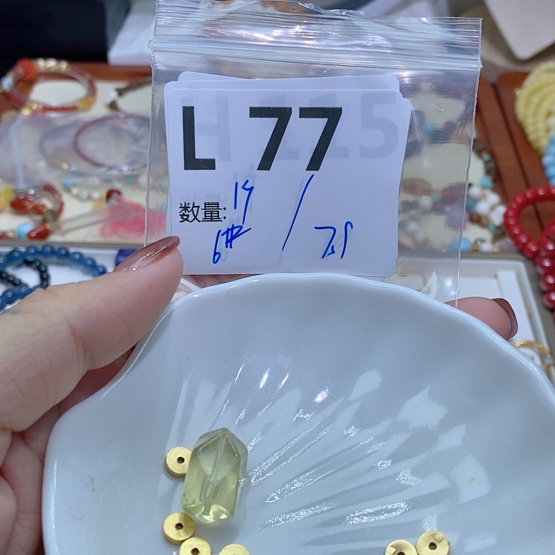 水晶珠宝半成品银S925镶嵌L77