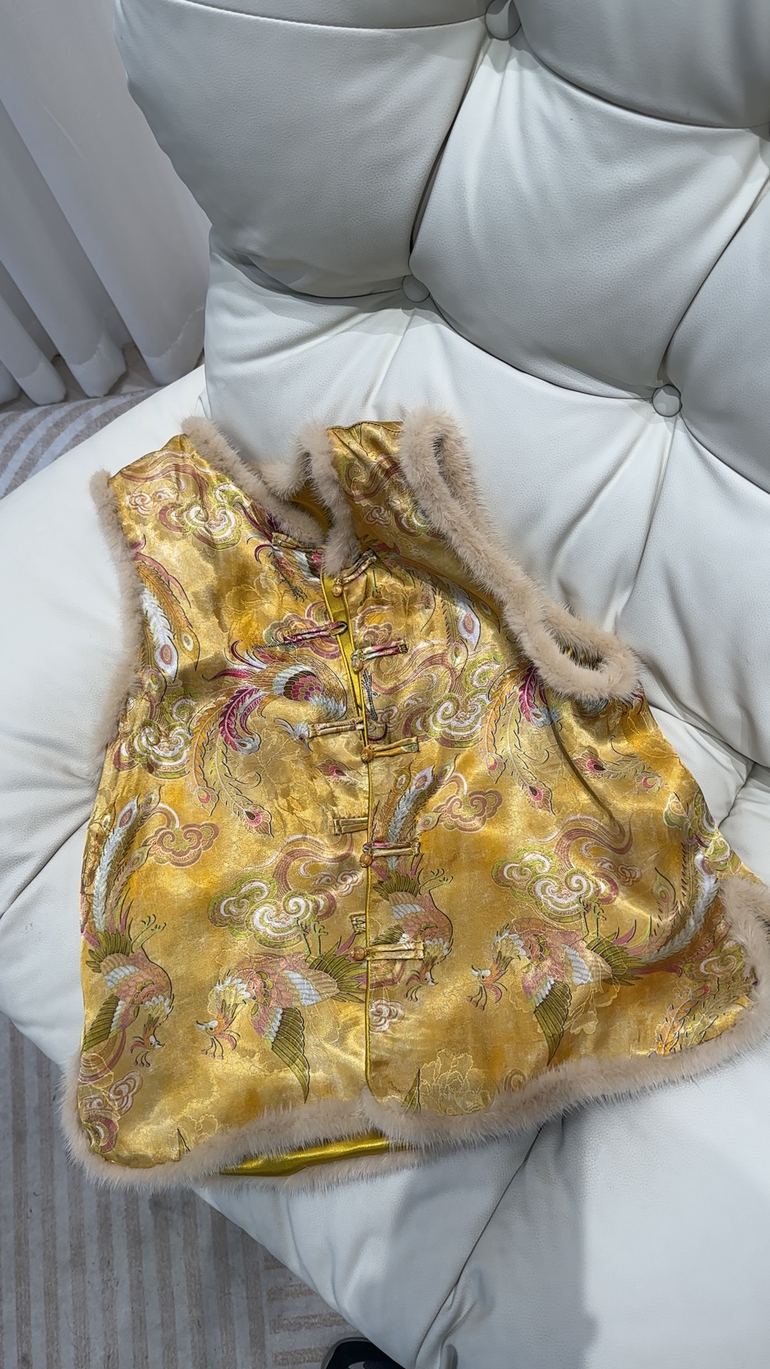 【米朵家】新中式气质款时尚国风女装加棉马甲 16123-7