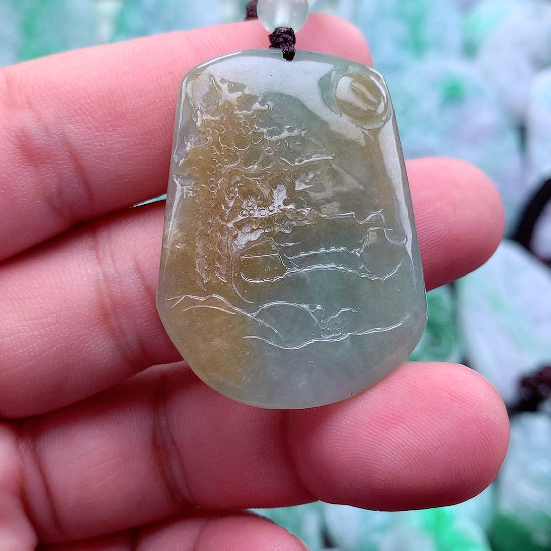 翡翠吊坠(不含链)未镶嵌