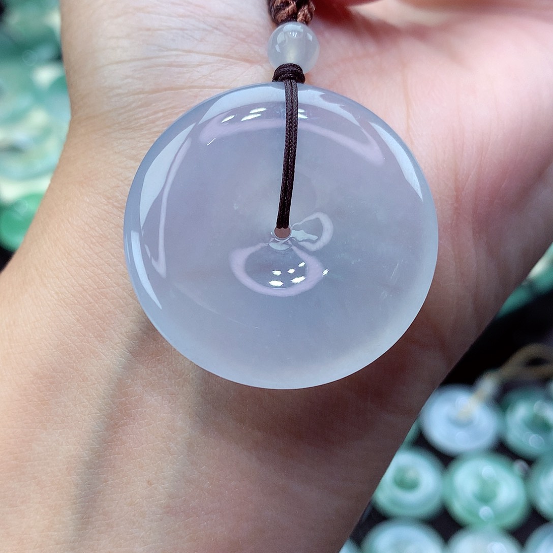 翡翠颈饰未镶嵌12尺寸34.4-6.3