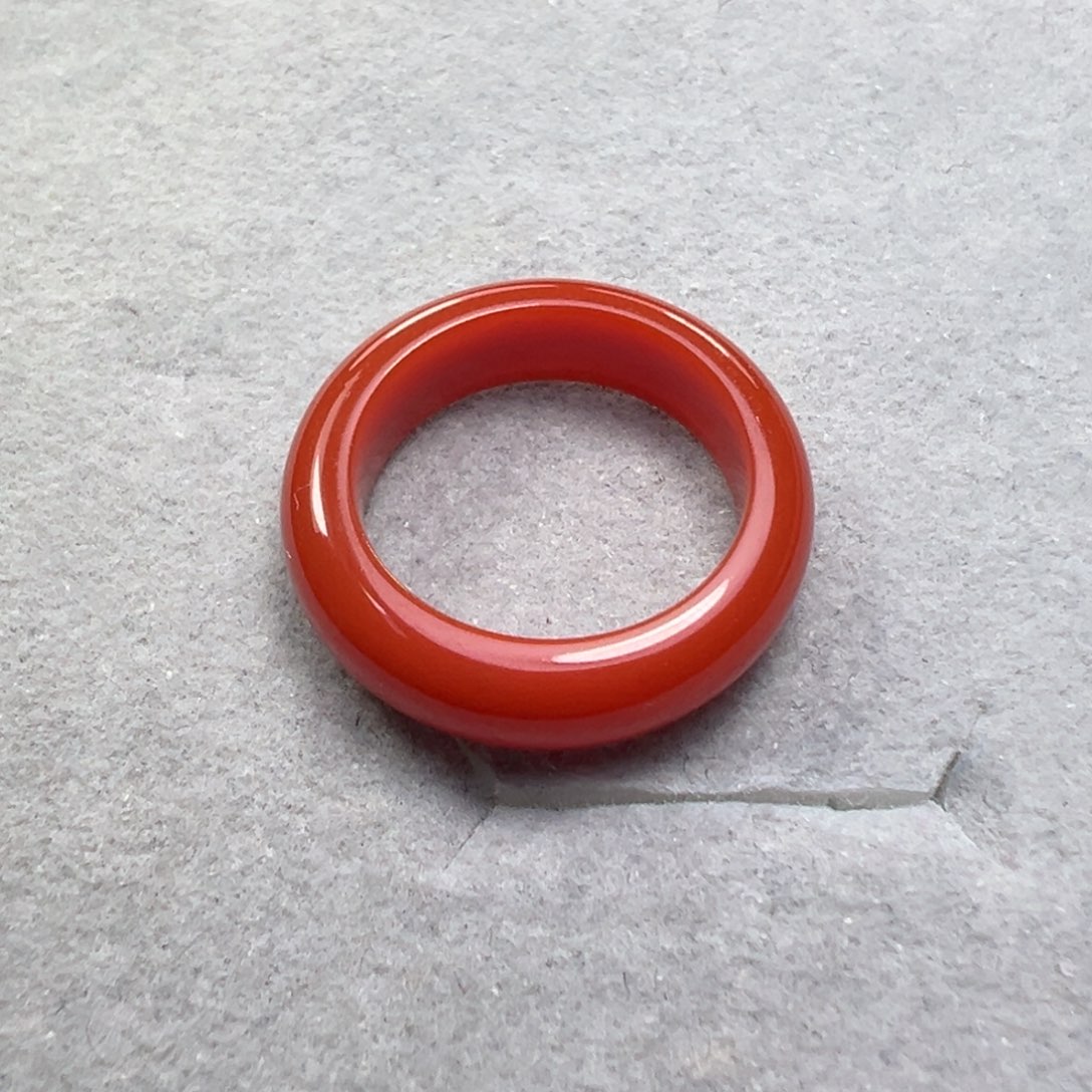 南红玛瑙未镶嵌戒圈