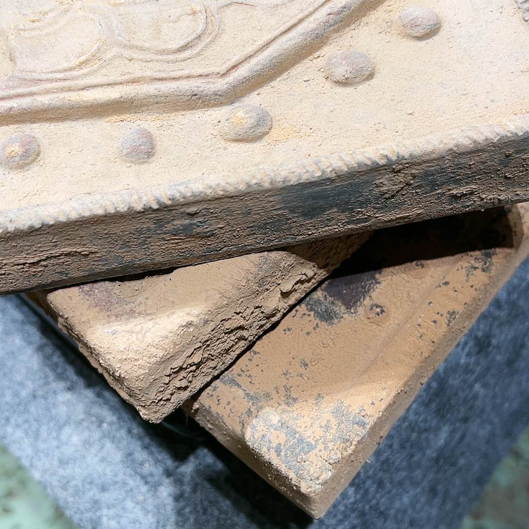 潼*瓦当摆件茶台的一