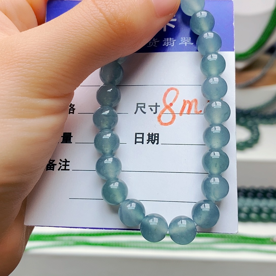未镶嵌手串翡翠翡翠