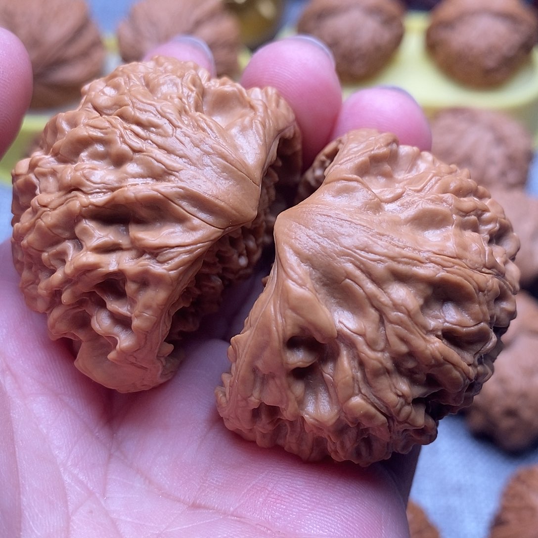 文玩核桃把件46精品毕业聚宝盆蛇头