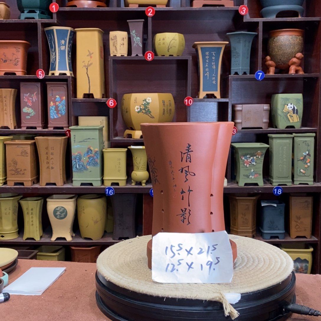 紫砂花盆紫砂花盆